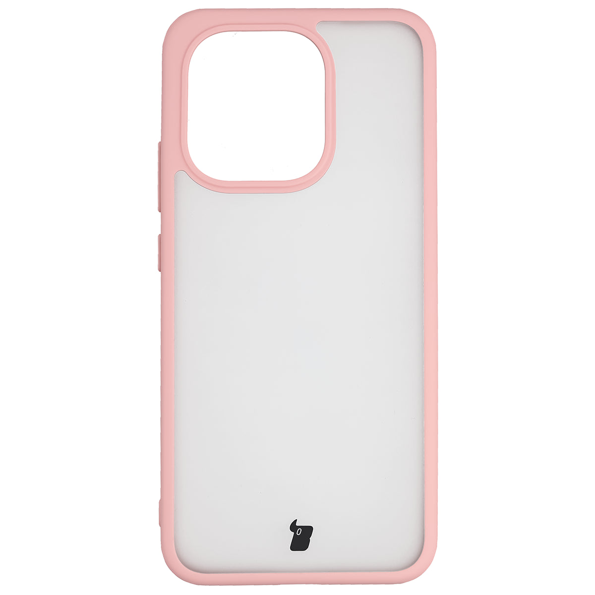 Handyhülle für Xiaomi Redmi Note 17 5G, Bizon Case Angelo, Semitransparent mit hellrosem Rahmen (2/6)