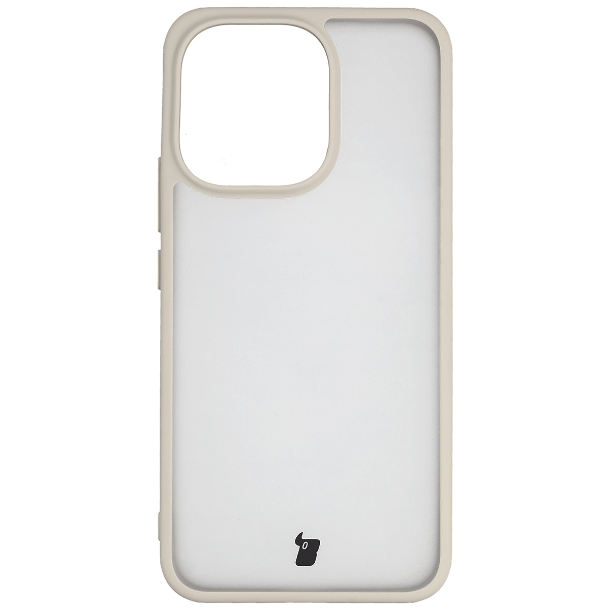 Handyhülle für Xiaomi Redmi Note 17 Pro 5G, Bizon Case Angelo, Semitransparent mit beigem Rahmen (2/6)