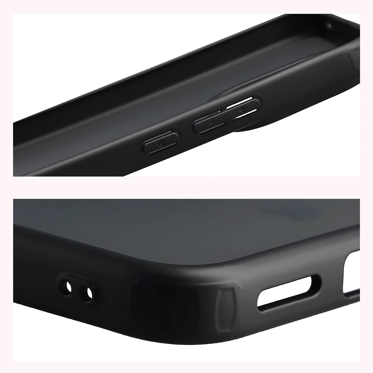 Handyhülle für Xiaomi Redmi Note 17 Pro 5G, Bizon Case Angelo, Getönte mit schwarzem Rahmen (4/6)