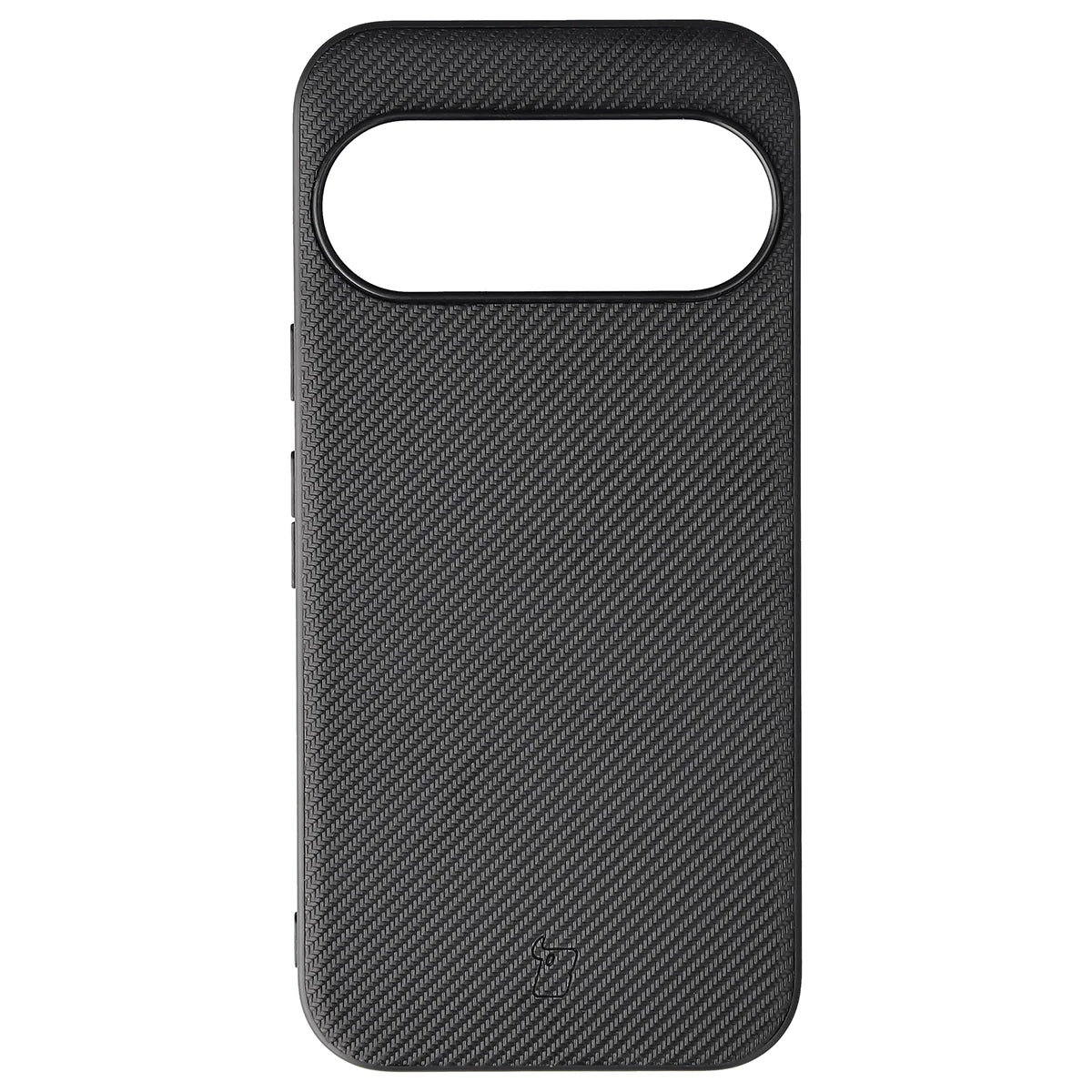 Hülle mit Handgelenkband für Google Pixel 10 / 10 Pro, Bizon Case CarbO, Schwarz