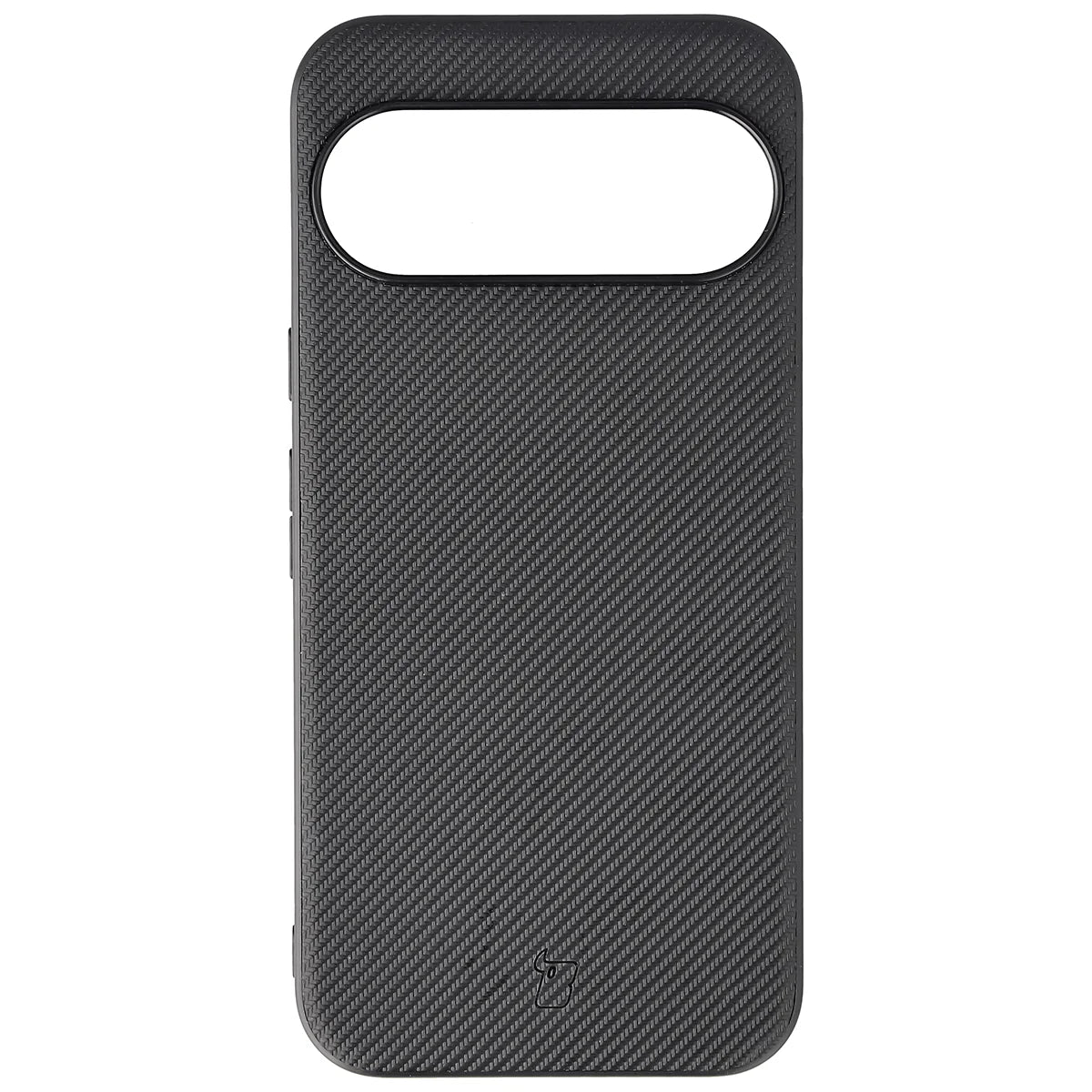 Hülle mit Handgelenkband für Google Pixel 10 Pro XL, Bizon Case CarbO, Schwarz