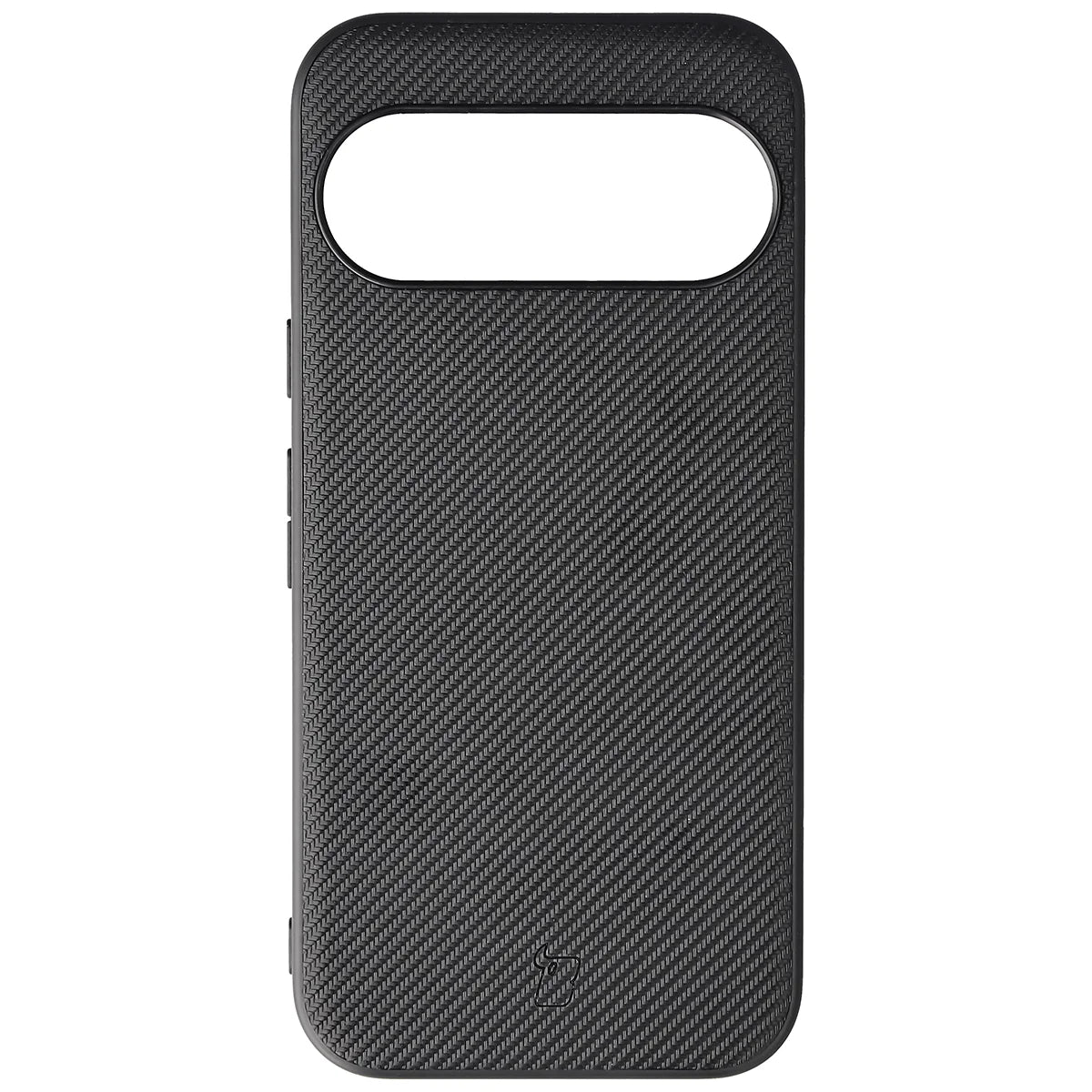 Hülle mit Handgelenkband für Google Pixel 11, Bizon Case CarbO, Schwarz