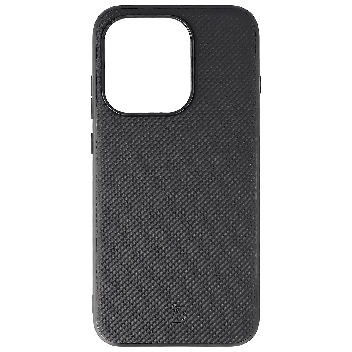 Hülle mit Handgelenkband für OPPO Reno16 / Pro, Bizon Case CarbO, Schwarz (2/6)