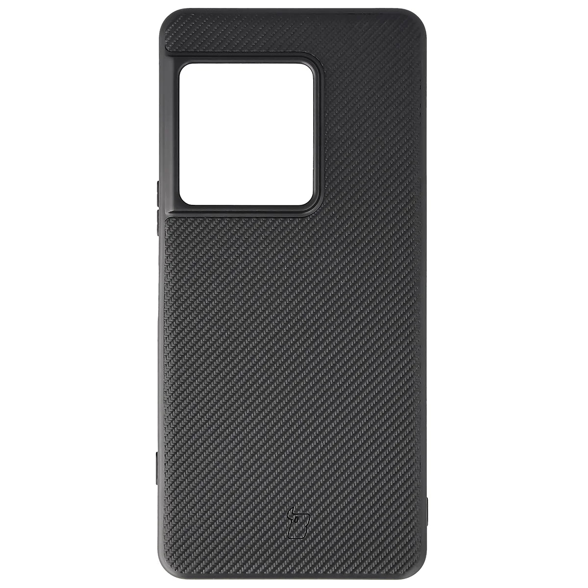 Hülle mit Handgelenkband für Sony Xperia 1 VIII, Bizon Case CarbO, Schwarz