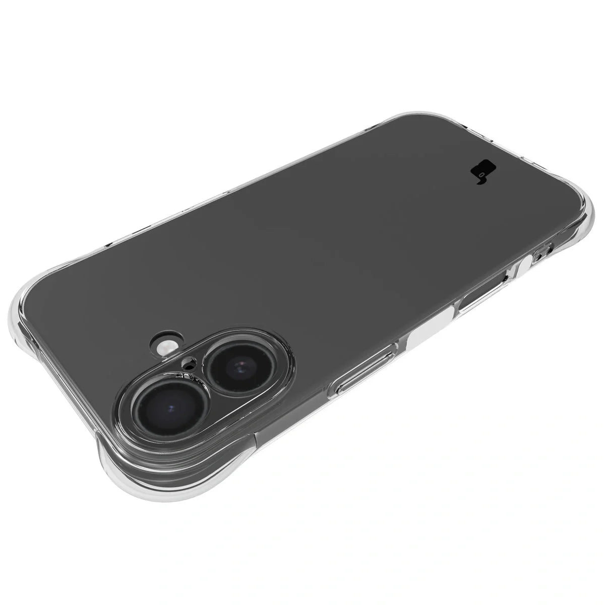 Schutzhülle + 2x gehärtetes Glas für iPhone 17, Bizon Case Clear Pack, Transparent