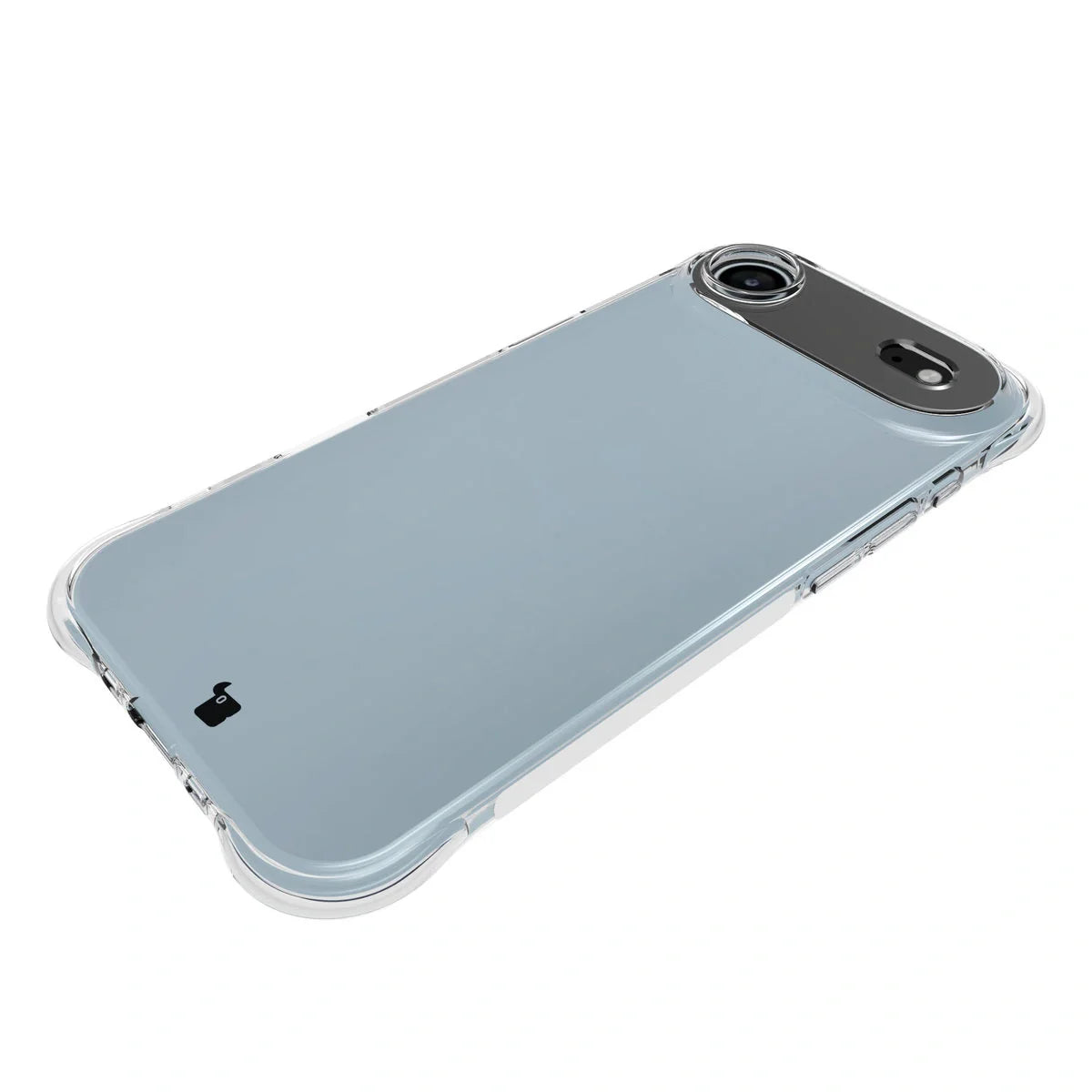 Schutzhülle + 2x gehärtetes Glas für iPhone Air, Bizon Case Clear Pack, Transparent