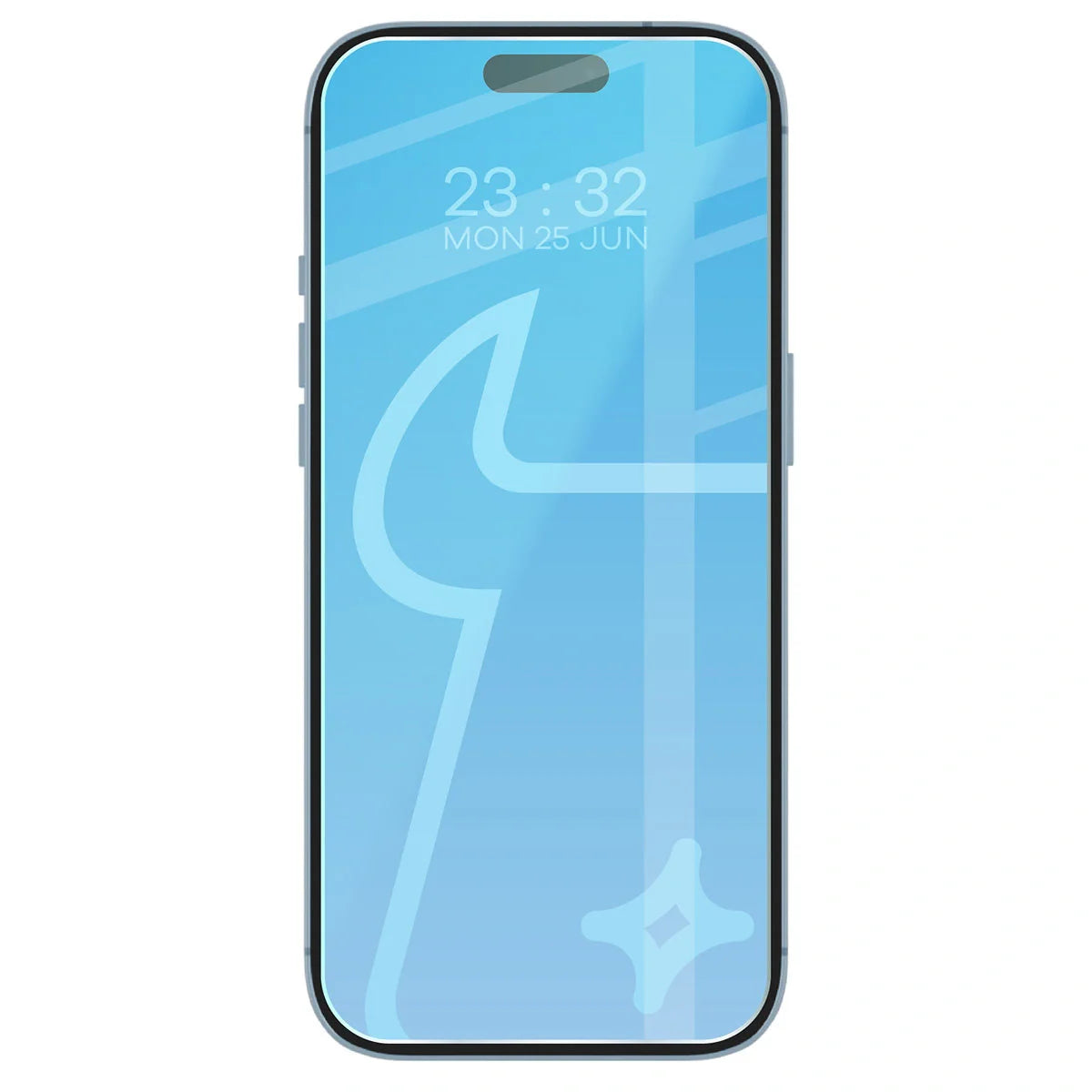 Schutzhülle + 2x gehärtetes Glas für iPhone Air, Bizon Case Clear Pack, Transparent