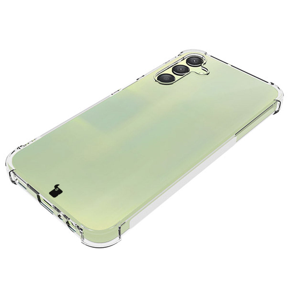 Schutzhülle + 2x Glas + Kameraschutz für Galaxy A15 4G/5G, Bizon Case Clear Pack, Transparent