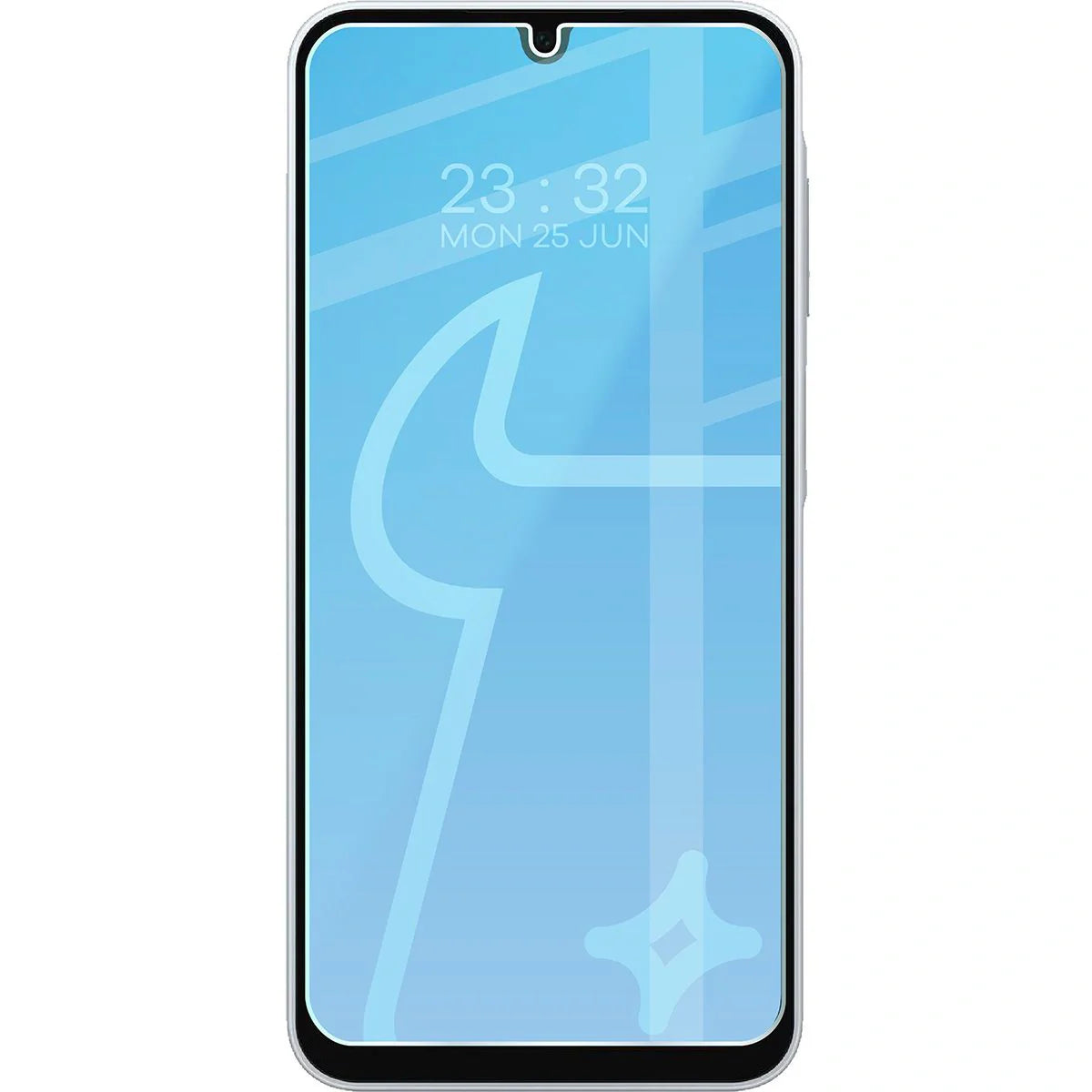 Schutzhülle + 2x gehärtetes Glas für Galaxy A26 5G, Bizon Case Clear Pack, Transparent