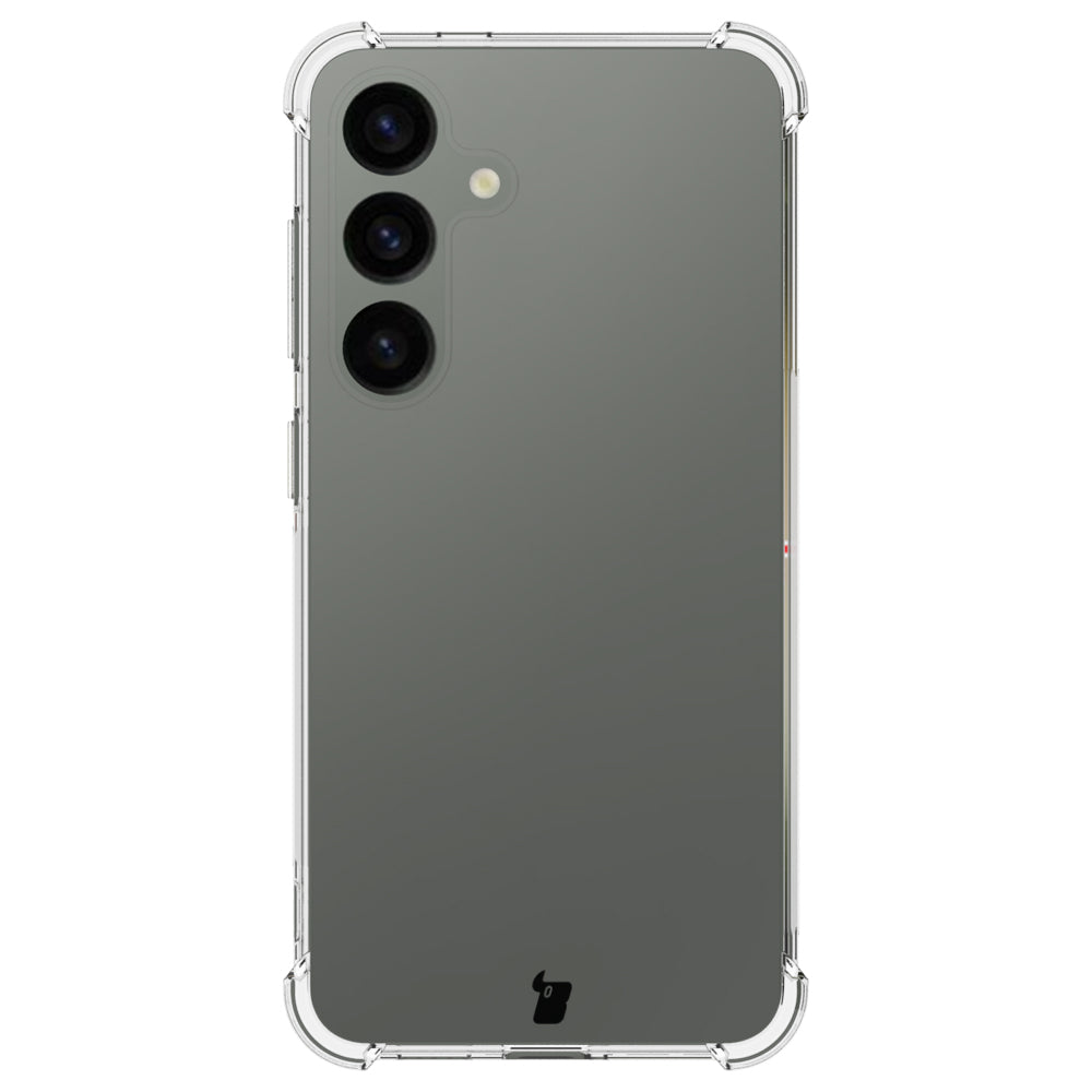 Schutzhülle + 2x Glas + Kameraschutz für Galaxy S24, Bizon Case Clear Pack, Transparent