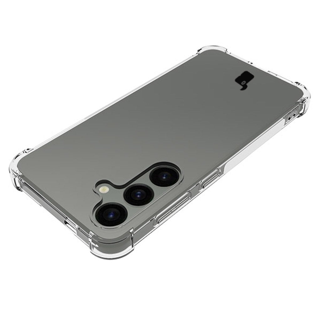 Schutzhülle + 2x Glas + Kameraschutz für Galaxy S24, Bizon Case Clear Pack, Transparent