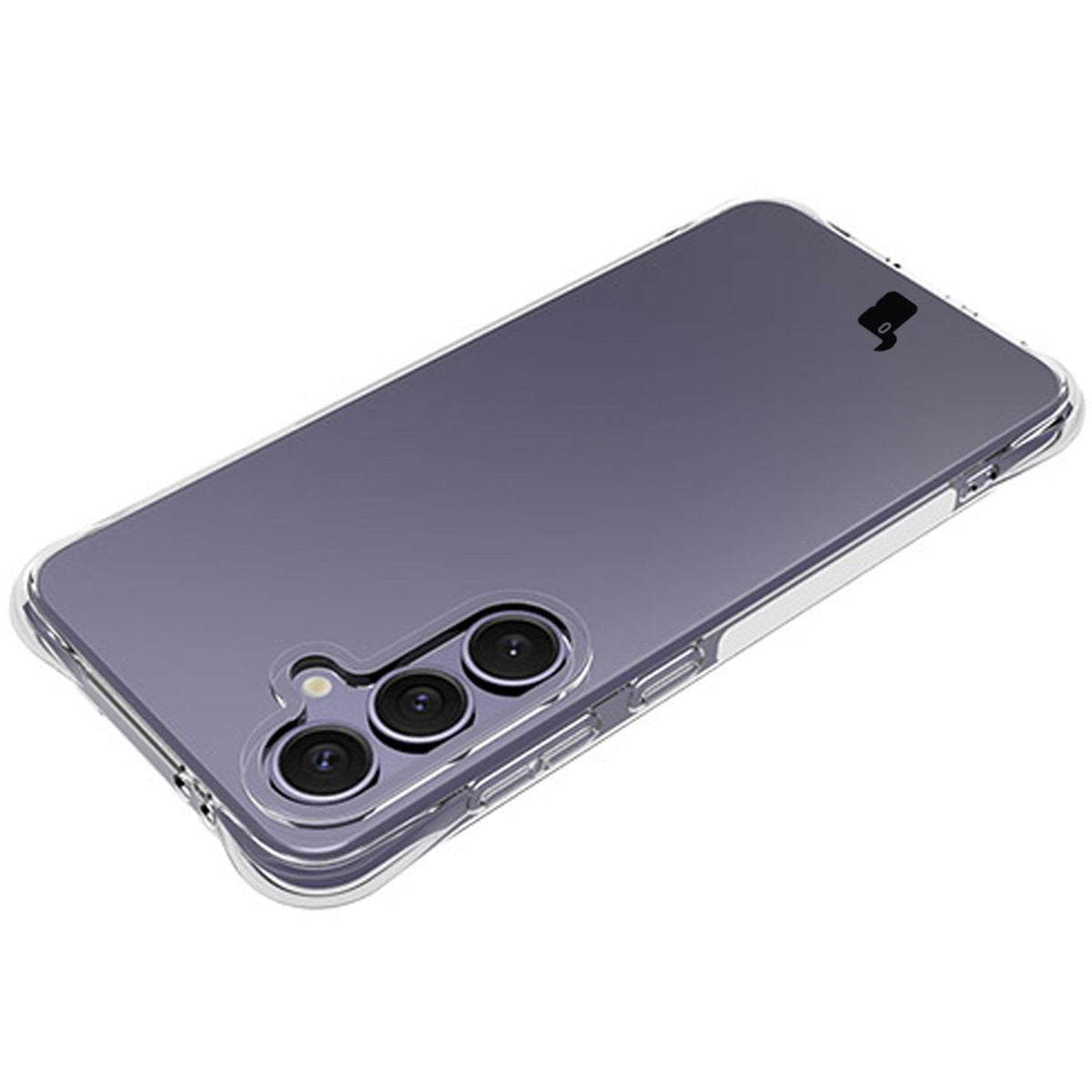 Schutzhülle + 2x gehärtetes Glas + Kameraschutz für Galaxy S24 FE, Bizon Case Clear Pack, Transparent