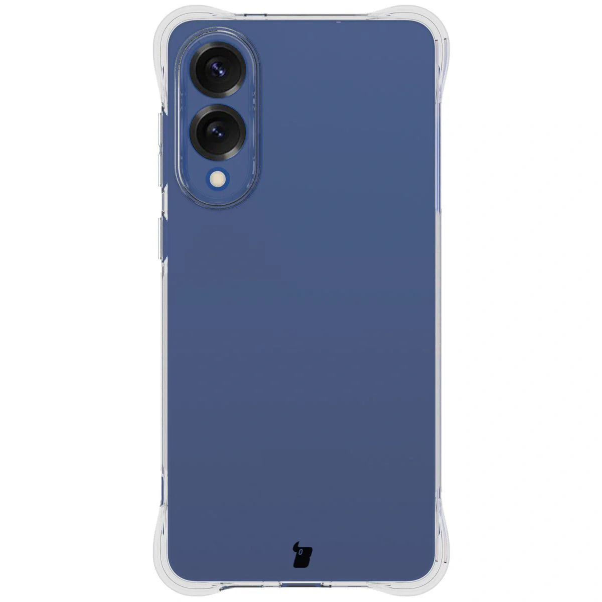 Schutzhülle + 2x gehärtetes Glas für Galaxy S25 Edge, Bizon Case Clear Pack, Transparent