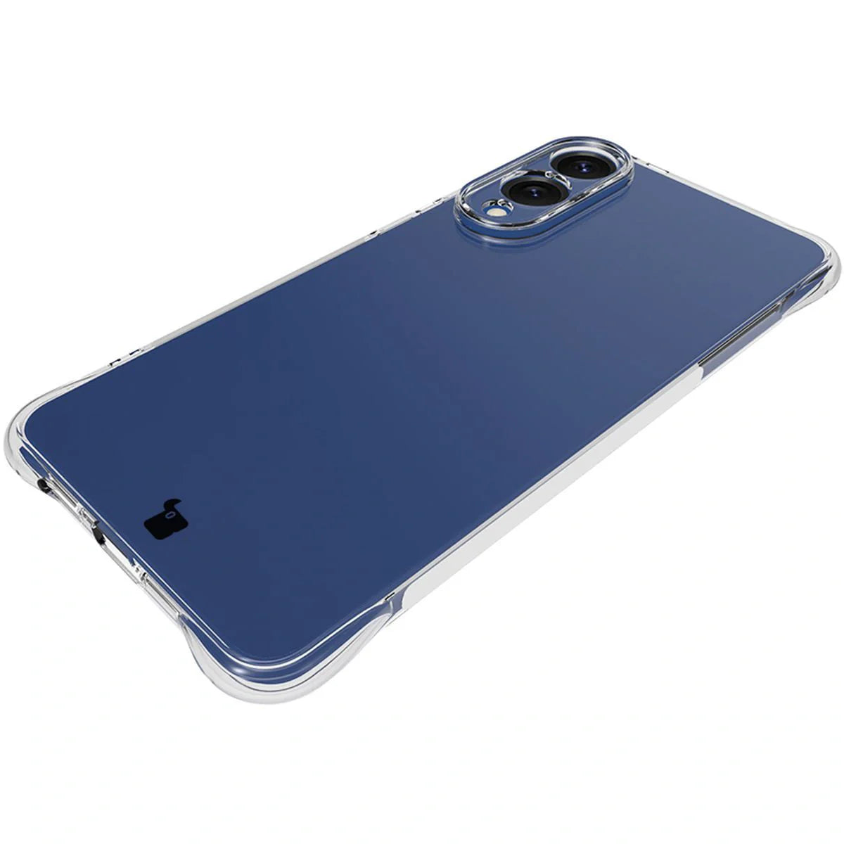 Schutzhülle + 2x gehärtetes Glas für Galaxy S25 Edge, Bizon Case Clear Pack, Transparent