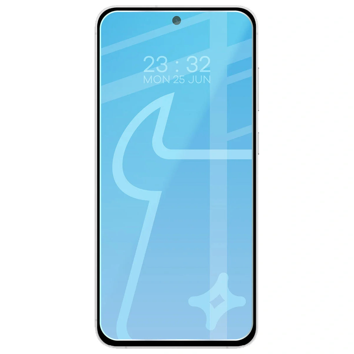 Schutzhülle + 2x gehärtetes Glas für Galaxy S25 FE, Bizon Case Clear Pack, Transparent