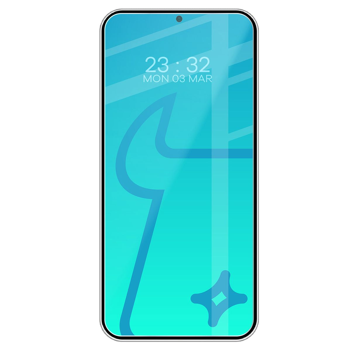 Schutzhülle + 2x gehärtetes Glas für Galaxy S25 Plus, Bizon Case Clear Pack, Transparent