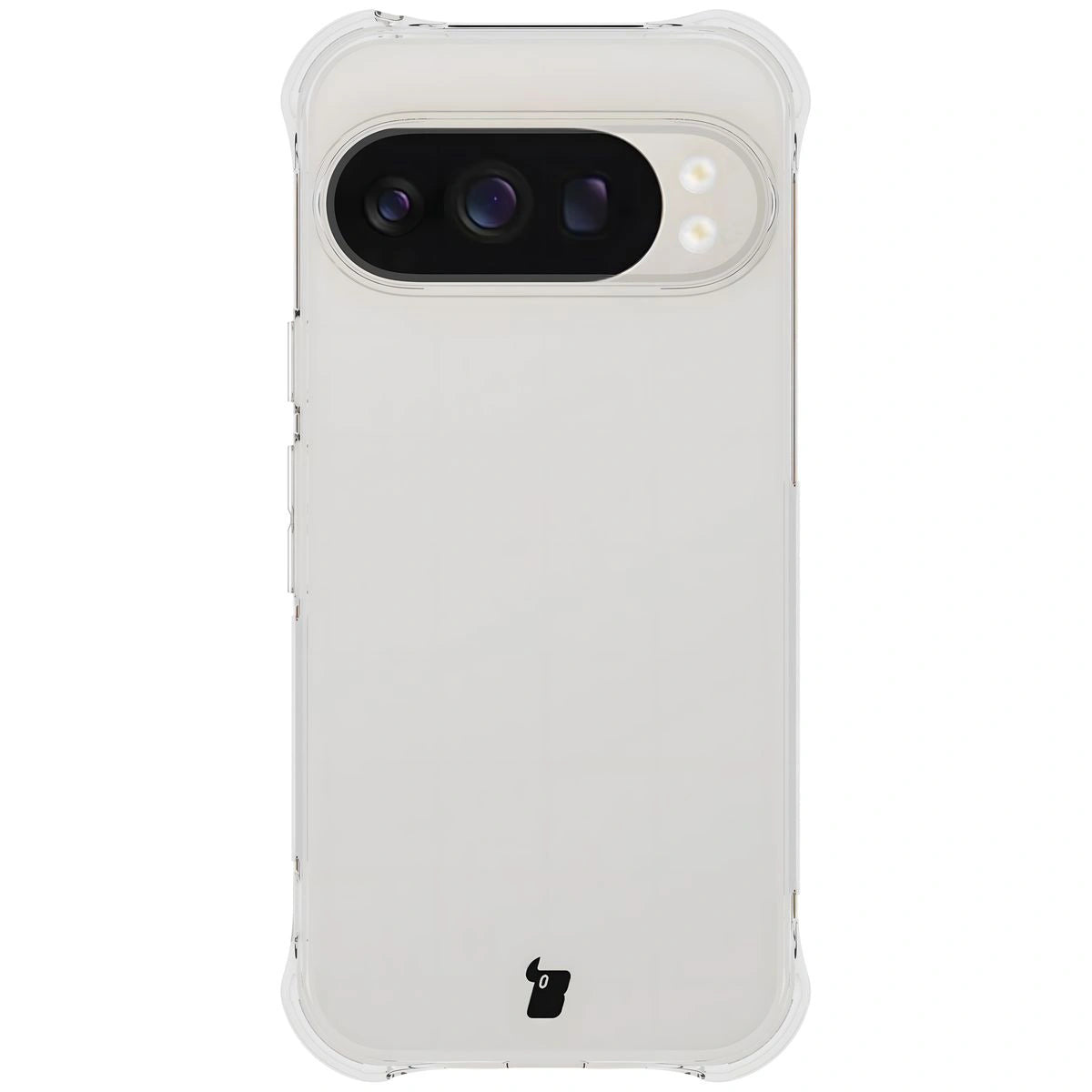 Schutzhülle + 2x gehärtetes Glas + Kameraschutz für Google Pixel 10, Bizon Case Clear Pack, Transparent