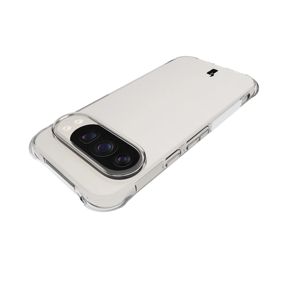 Schutzhülle + 2x gehärtetes Glas + Kameraschutz für Google Pixel 10, Bizon Case Clear Pack, Transparent