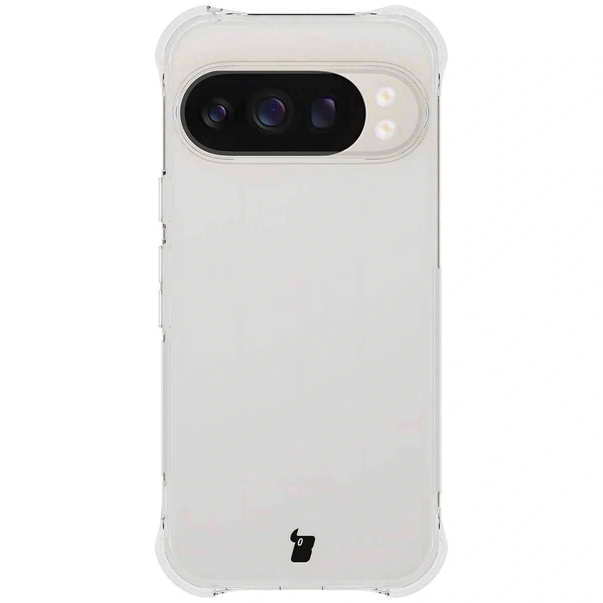 Schutzhülle + 2x gehärtetes Glas + Kameraschutz für Google Pixel 10 Pro, Bizon Case Clear Pack, Transparent