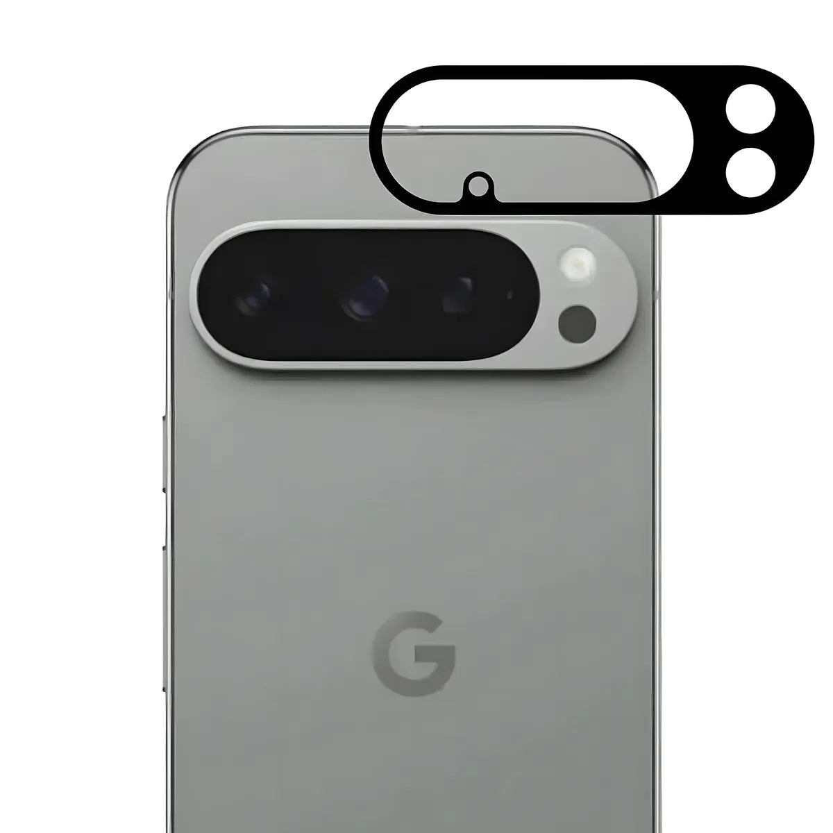 Schutzhülle + 2x gehärtetes Glas + Kameraschutz für Google Pixel 10 Pro, Bizon Case Clear Pack, Transparent