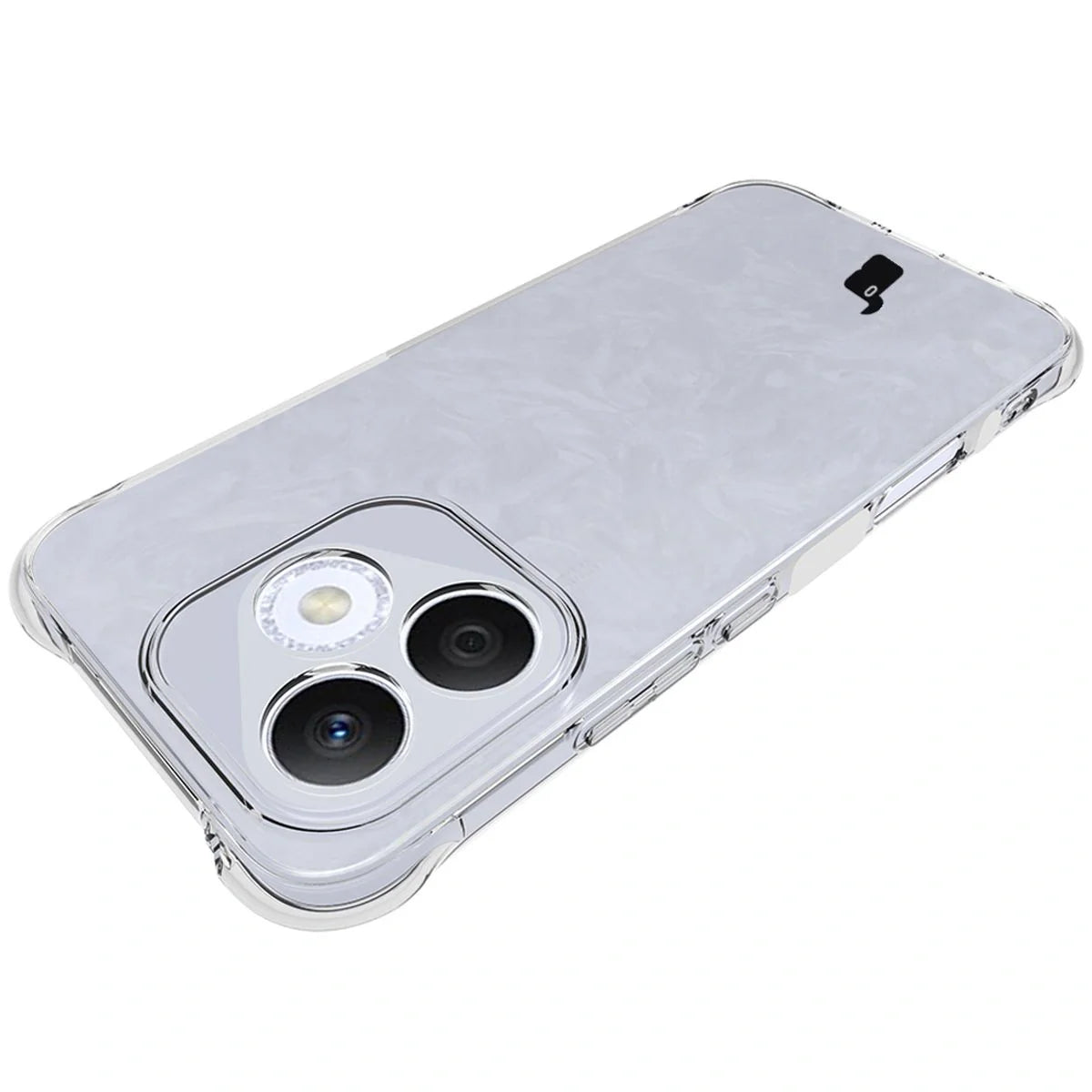 Handyhülle + 2x Folie für Honor 400 Lite, Bizon Case Clear Pack, Transparent