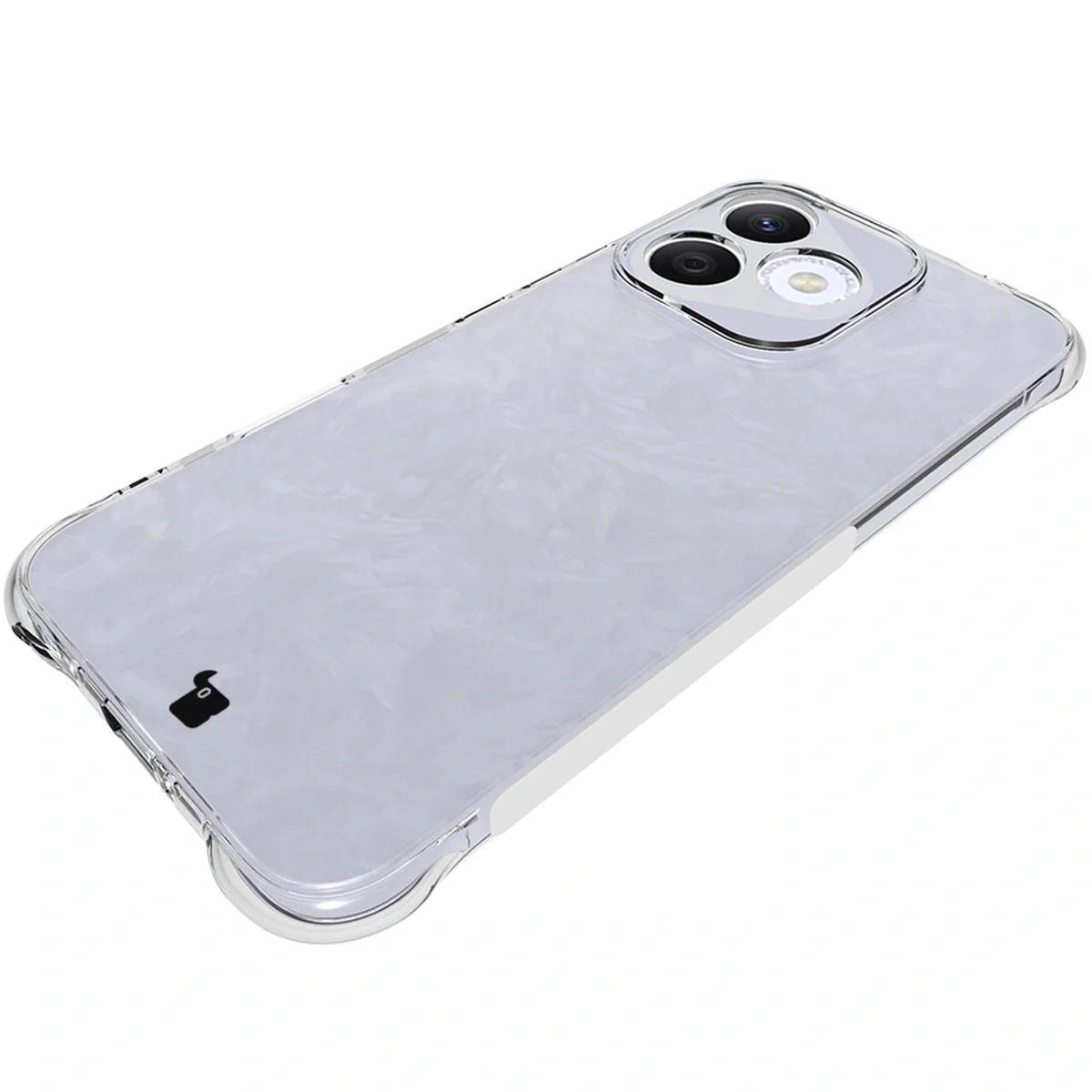 Handyhülle + 2x Folie für Honor 400 Lite, Bizon Case Clear Pack, Transparent
