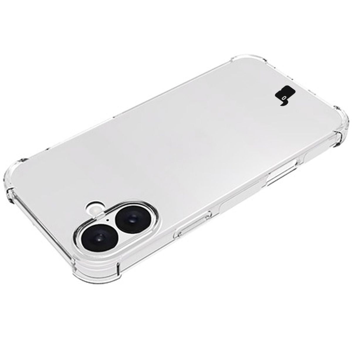 Schutzhülle + 2x gehärtetes Glas + Kameraschutz für iPhone 16 Plus, Bizon Case Clear Pack, Transparent
