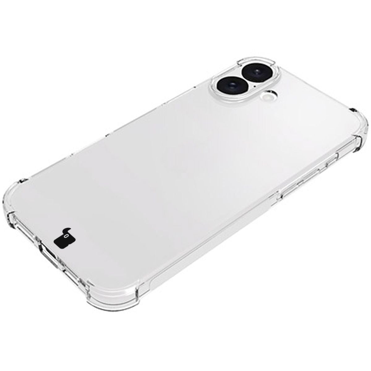 Schutzhülle + 2x gehärtetes Glas + Kameraschutz für iPhone 16 Plus, Bizon Case Clear Pack, Transparent