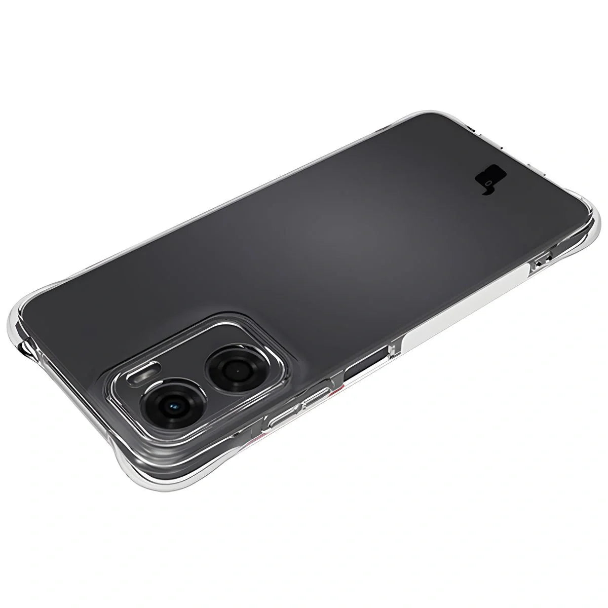Schutzhülle + 2x gehärtetes Glas für Motorola Moto E15, Bizon Case Clear Pack, Transparent