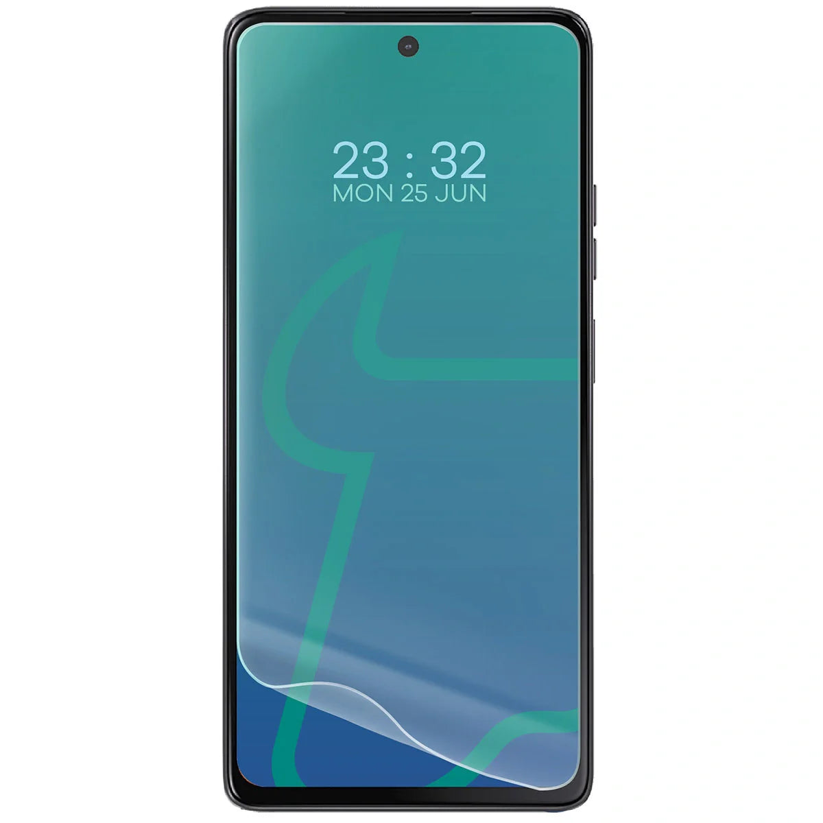 Handyhülle + 2x Folie für Motorola Moto G75 5G, Bizon Case Clear Pack, Transparent