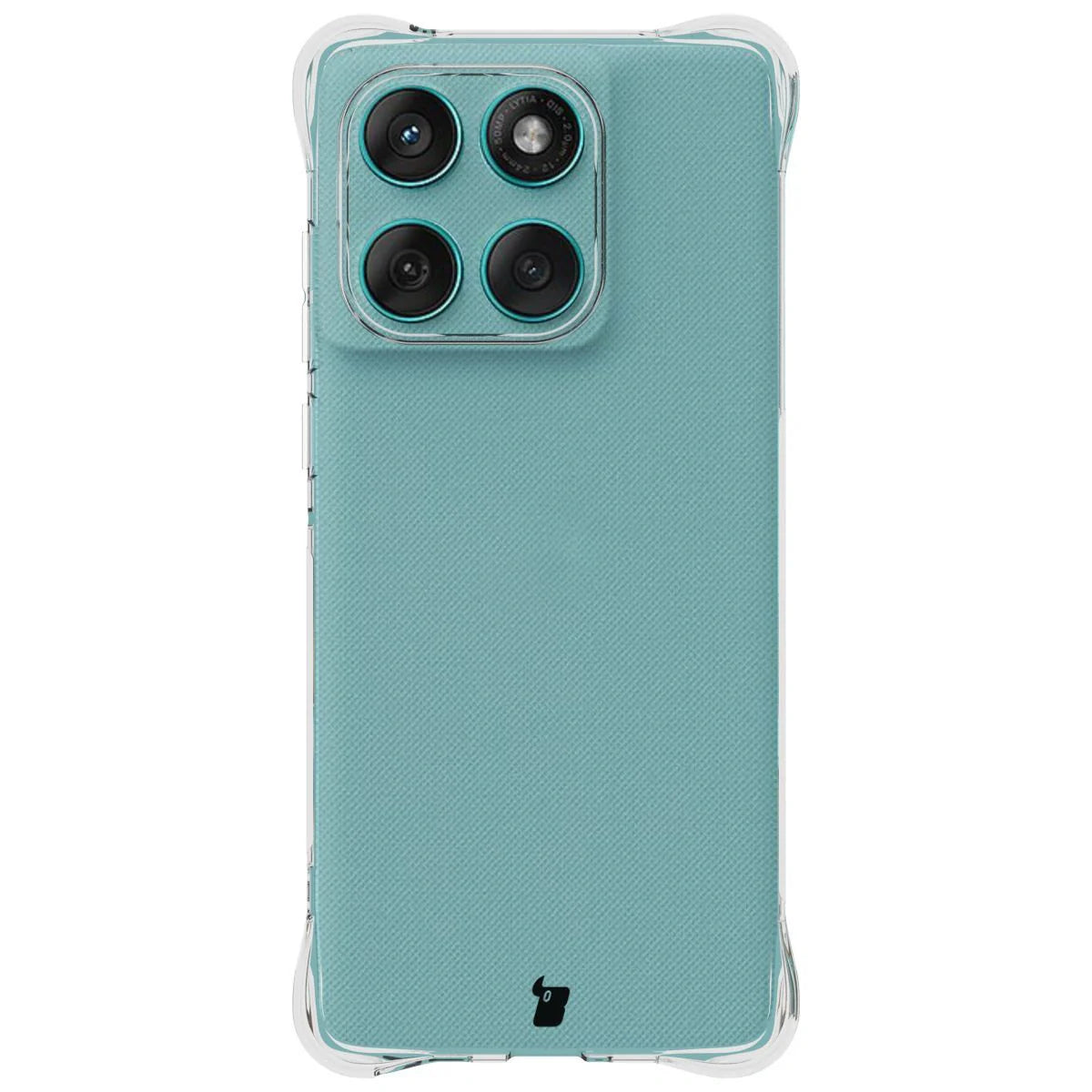 Handyhülle + 2x Folie für Motorola Edge 60 / 60 Fusion, Bizon Case Clear Pack, Transparent