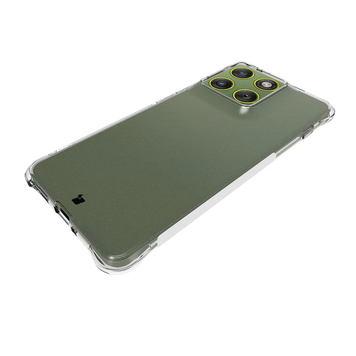 Schutzhülle + 2x gehärtetes Glas für Motorola Edge 70, Bizon Case Clear Pack, Transparent