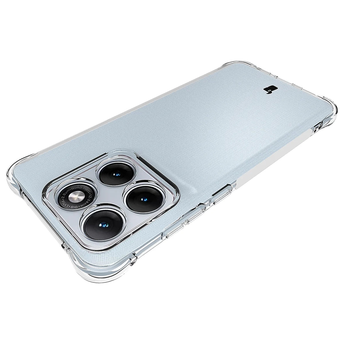 Handyhülle + 2x Folie für Motorola Edge 70 Fusion, Bizon Case Clear Pack, Transparent