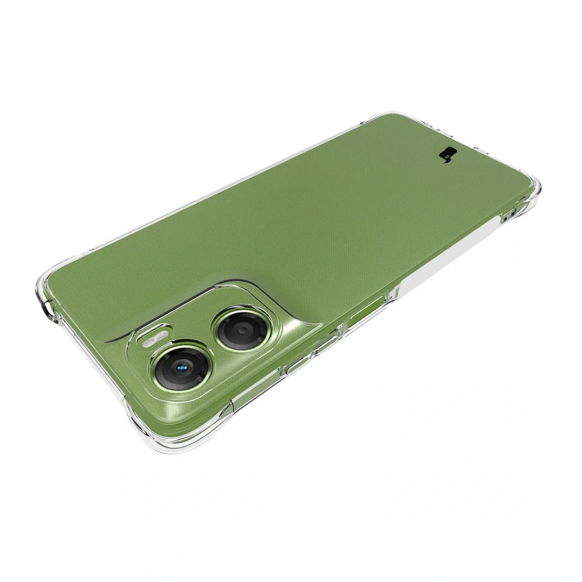 Handyhülle + 2x Folie für Motorola Moto G06 4G / G06 Power 4G, Bizon Case Clear Pack, Transparent