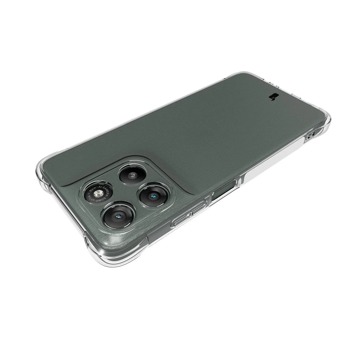 Handyhülle + 2x Folie für Motorola Moto G57 Power / G67 Power, Bizon Case Clear Pack, Transparent