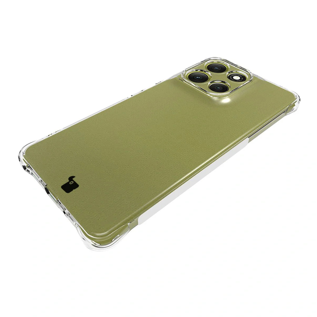 Handyhülle + 2x Folie für Motorola Moto G86 5G, Bizon Case Clear Pack, Transparent