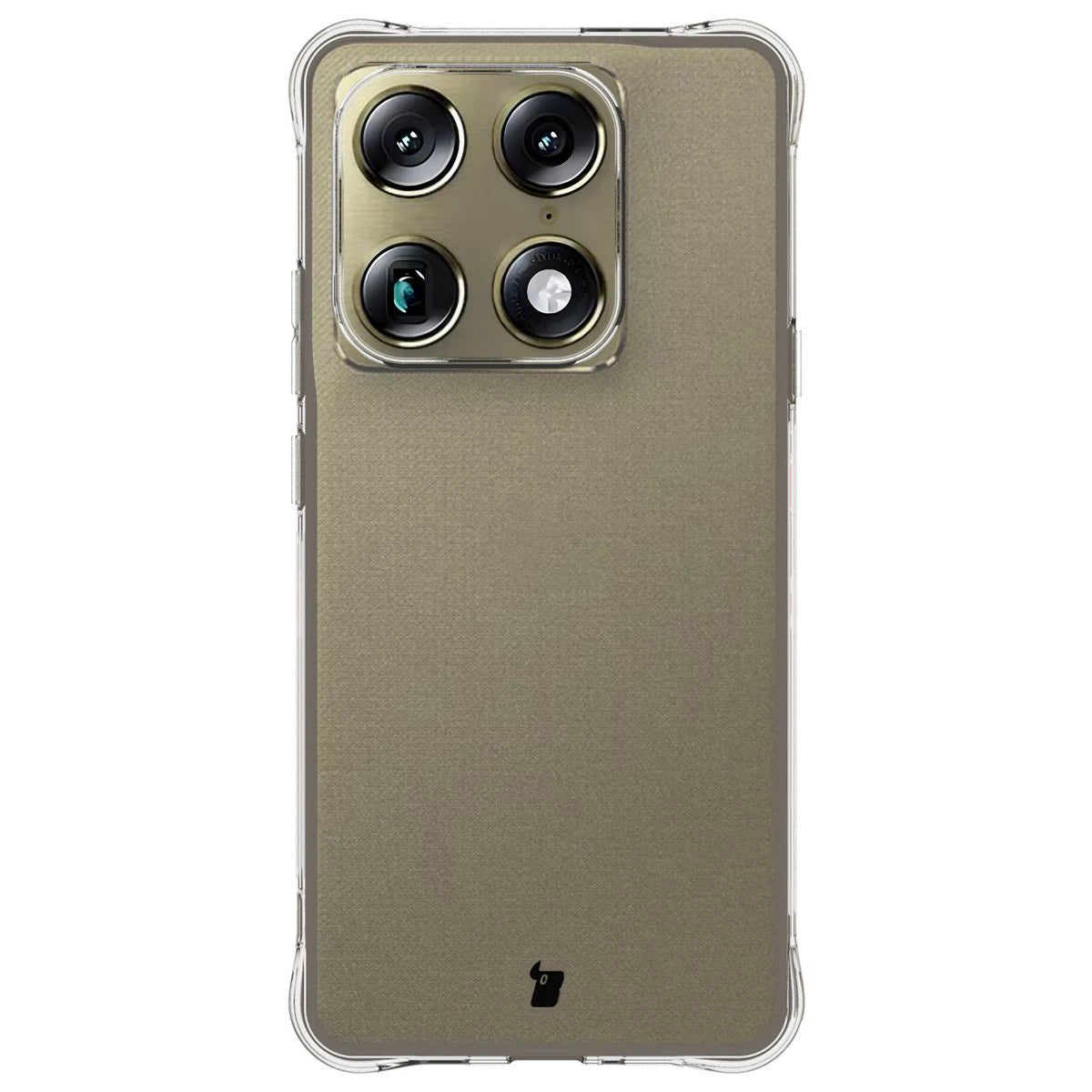 Handyhülle + 2x Folie für Motorola Signature, Bizon Case Clear Pack, Transparent