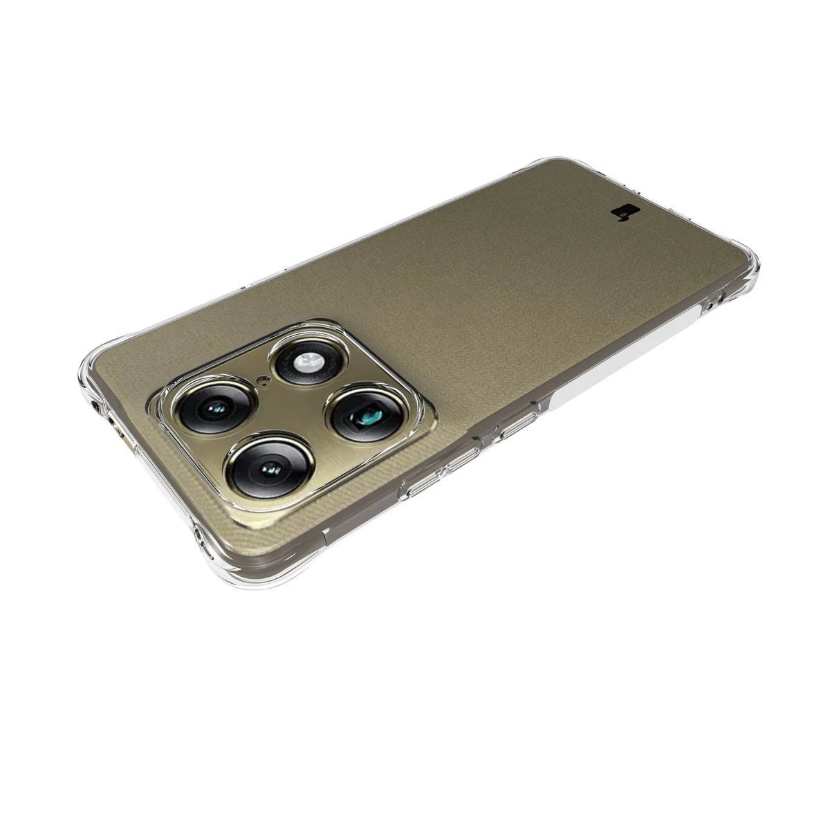 Handyhülle + 2x Folie für Motorola Signature, Bizon Case Clear Pack, Transparent