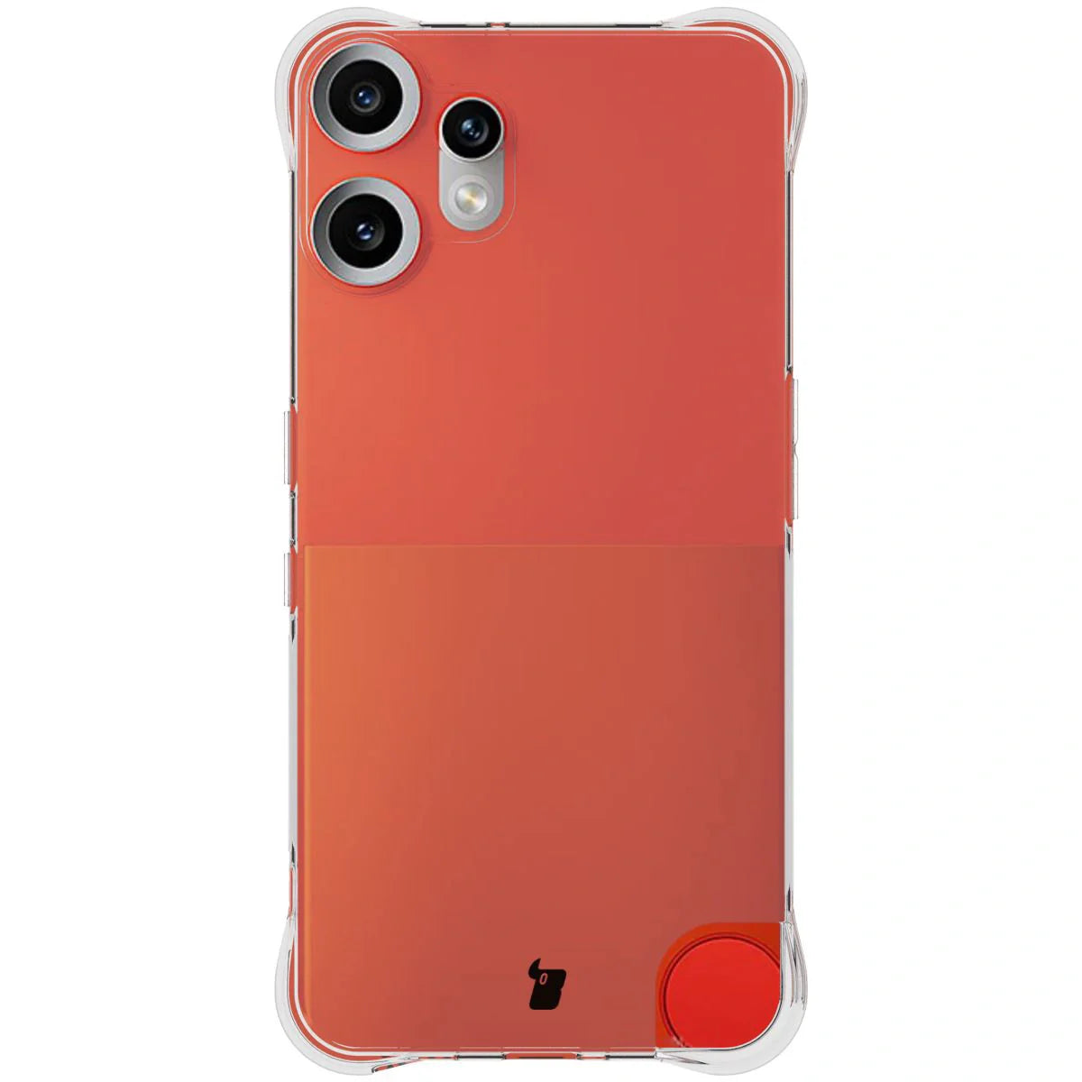 Handyhülle + 2x Folie für Nothing CMF Phone 2 Pro, Bizon Case Clear Pack, Transparent