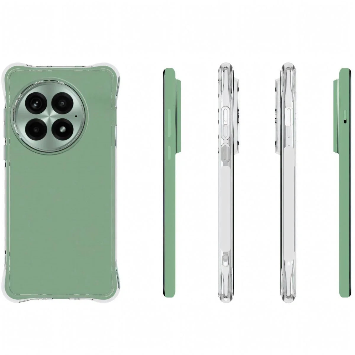 Handyhülle + 2x Folie für OnePlus 13, Bizon Case Clear Pack, Transparent