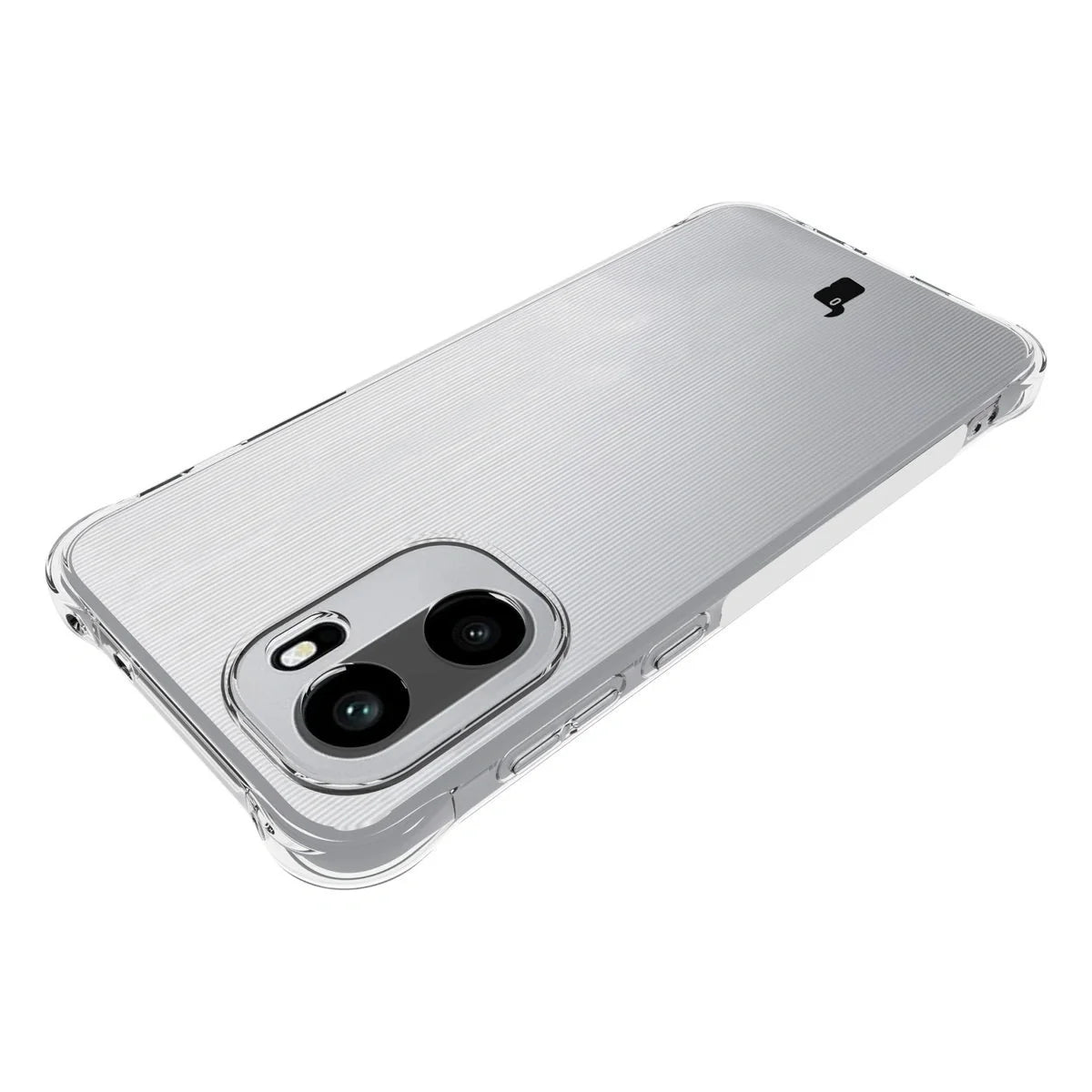 Handyhülle + 2x Folie für OnePlus 15R, Bizon Case Clear Pack, Transparent