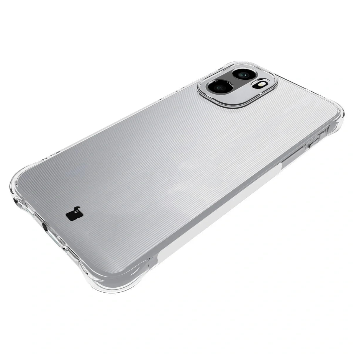 Handyhülle + 2x Folie für OnePlus 15R, Bizon Case Clear Pack, Transparent