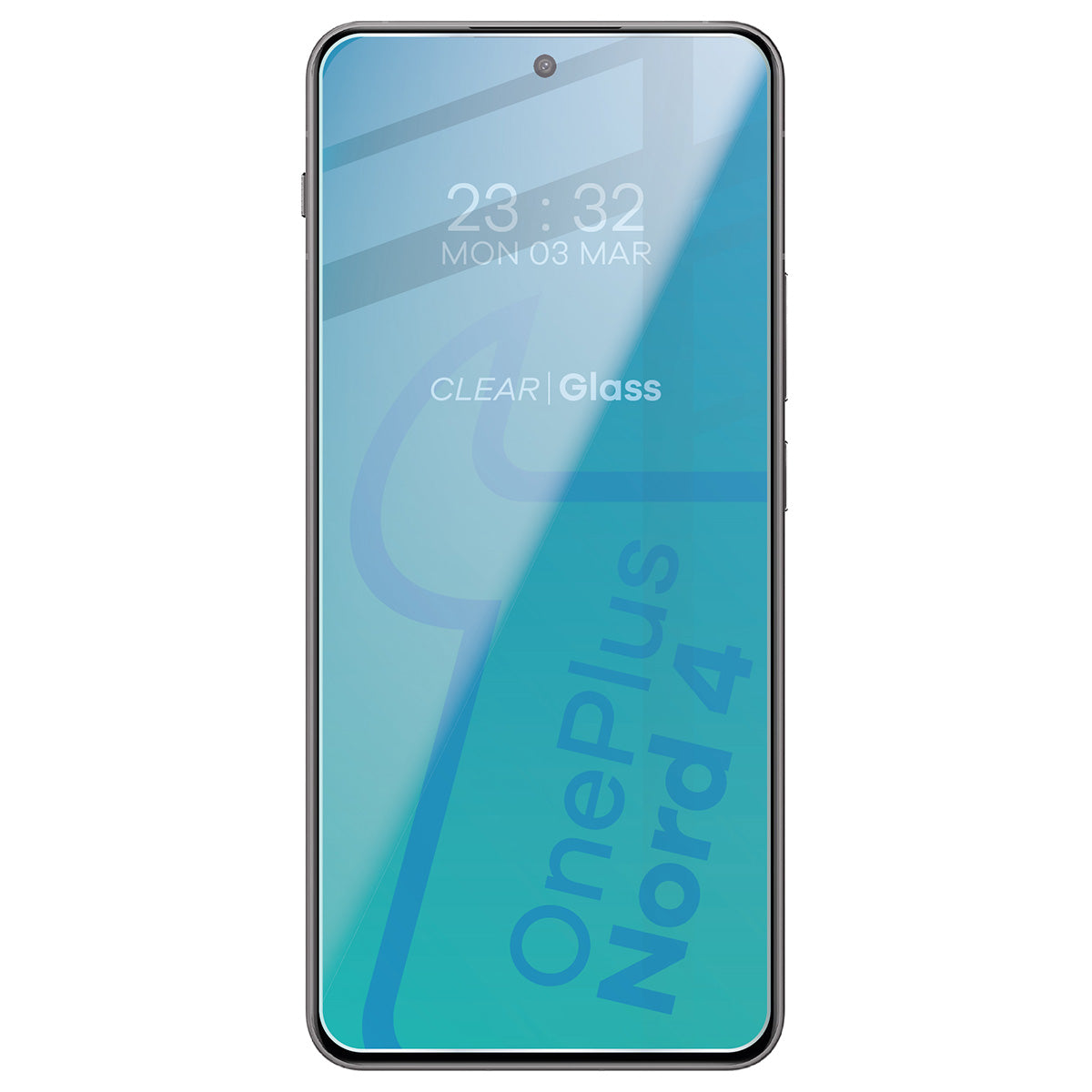 Schutzhülle + 2x gehärtetes Glas für OnePlus Nord 4, Bizon Case Clear Pack, Transparent