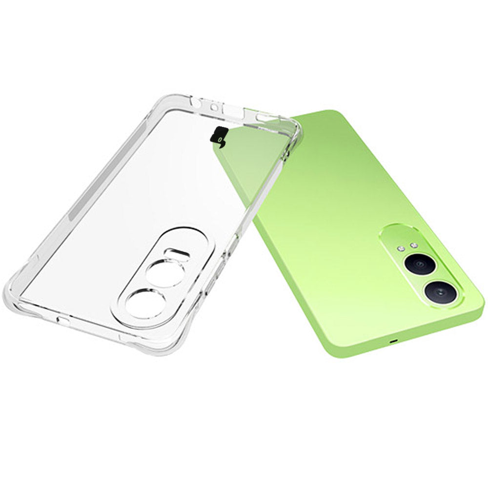 Schutzhülle + 2x gehärtetes Glas für OnePlus Nord CE4 Lite 5G, Bizon Case Clear Pack, Transparent