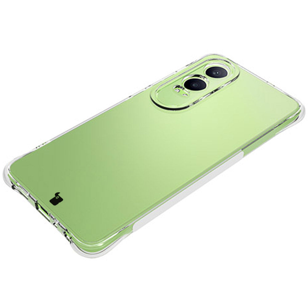 Schutzhülle + 2x gehärtetes Glas für OnePlus Nord CE4 Lite 5G, Bizon Case Clear Pack, Transparent
