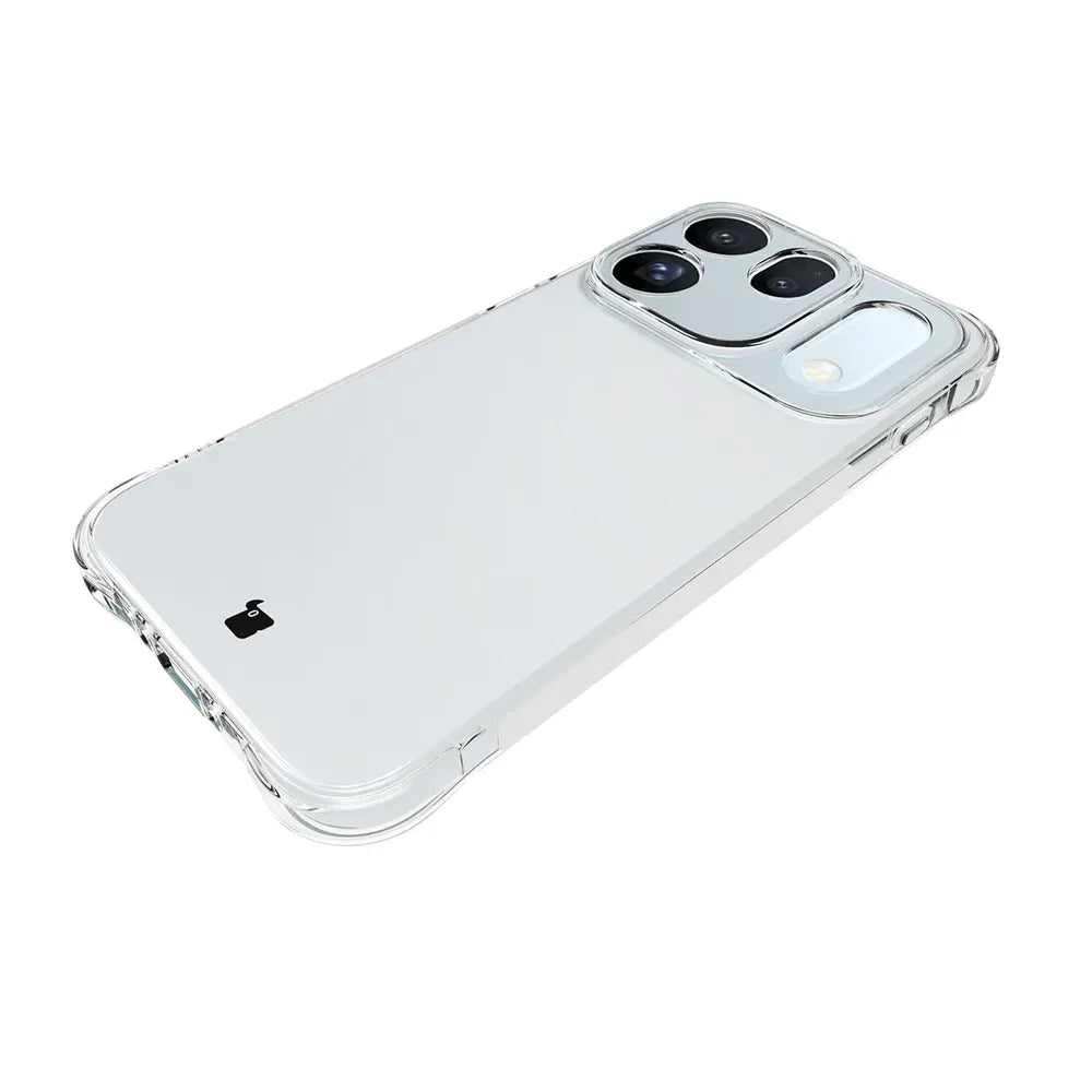 Handyhülle + 2x gehärtetes Glas für OPPO Find X10, Bizon Case Clear Pack, Transparent (7/9)