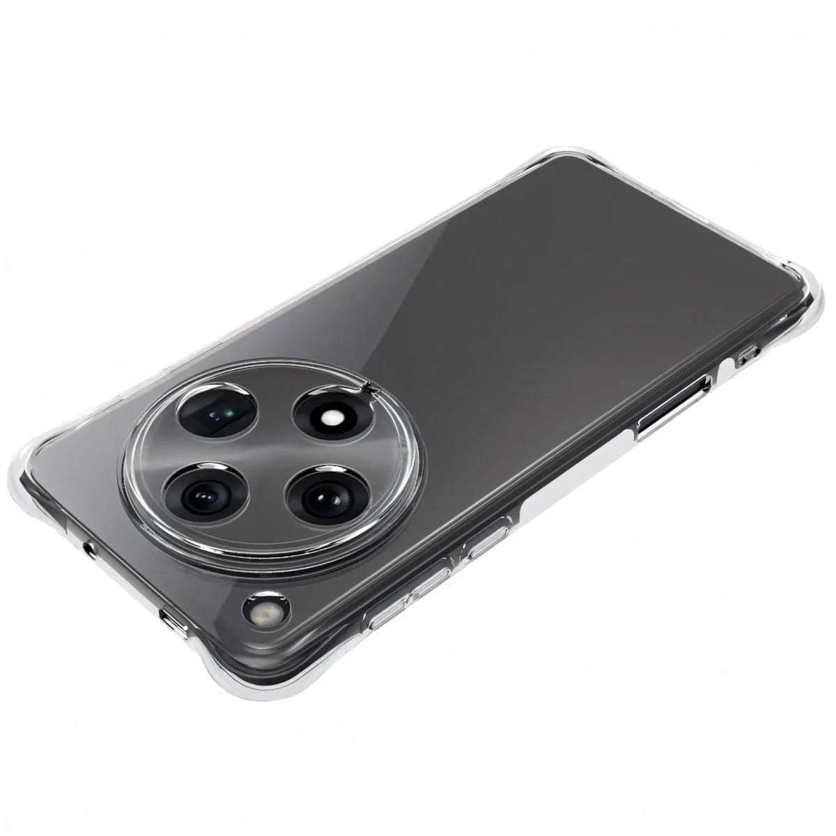 Handyhülle + 2x Folie für Oppo Find X8 Pro, Bizon Case Clear Pack, Transparent