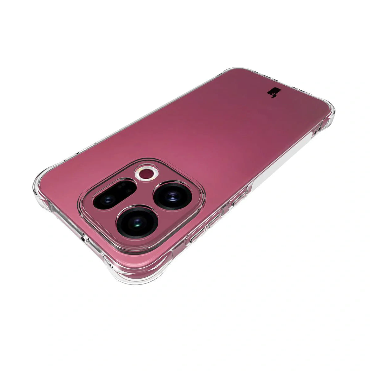 Handyhülle + 2x Folie für Oppo Find X9, Bizon Case Clear Pack, Transparent