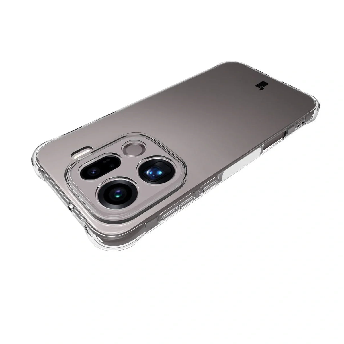 Handyhülle + 2x Folie für Oppo Find X9 Pro, Bizon Case Clear Pack, Transparent