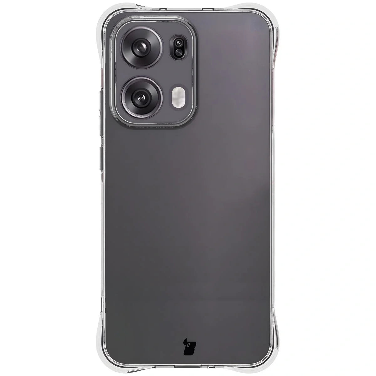Handyhülle + 2x Folie für Oppo Reno13 Pro, Bizon Case Clear Pack, Transparent